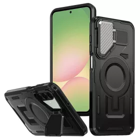   Techsuit - Camvault MagSafe ütésálló tok - Samsung Galaxy A56 5G - Fekete
