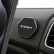 Techsuit - Phone Holder Tiny Series (HOLD210-C) - Dashboard Mágneses tapadás, Multipurpose Use, Hexagonal, 2 Metal Plates - Black