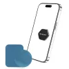 Techsuit - Phone Holder Tiny Series (HOLD210-C) - Dashboard Mágneses tapadás, Multipurpose Use, Hexagonal, 2 Metal Plates - Black