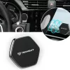 Techsuit - Phone Holder Tiny Series (HOLD210-C) - Dashboard Mágneses tapadás, Multipurpose Use, Hexagonal, 2 Metal Plates - Black