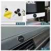 Techsuit - Phone Holder Tiny Series (HOLD210-C) - Dashboard Mágneses tapadás, Multipurpose Use, Hexagonal, 2 Metal Plates - Black