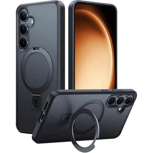 Torras - Ostand MagSafe Series tok - Samsung Galaxy S25 - Fekete