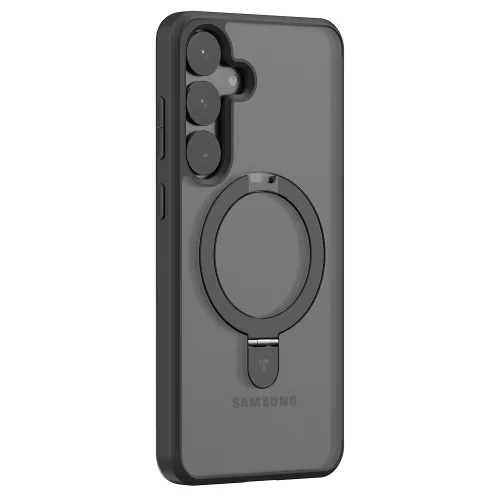 Torras - Ostand MagSafe Series tok - Samsung Galaxy S25 Plus - Fekete