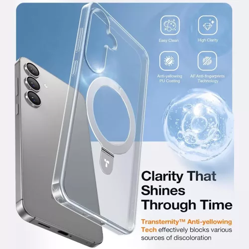 Torras - Ostand MagSafe Series - Samsung Galaxy S25 Plus - Clear
