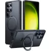 Torras - Ostand MagSafe Series tok - Samsung Galaxy S25 Ultra - Fekete