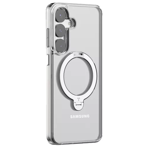 Torras - Ostand Spin MagSafe Series - Samsung Galaxy S25 Plus - Clear