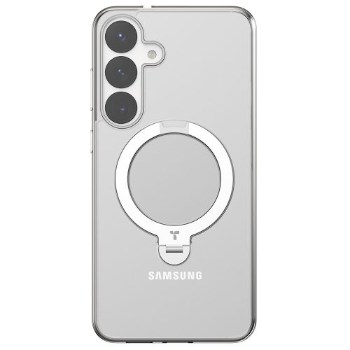 Torras - Ostand Spin MagSafe Series tok - Samsung Galaxy S25 Plus - Átlátszó