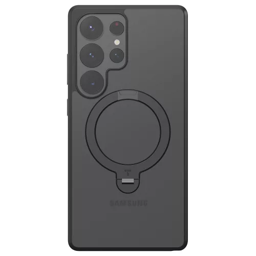 Torras - Ostand Spin MagSafe Series - Samsung Galaxy S25 Ultra - Black