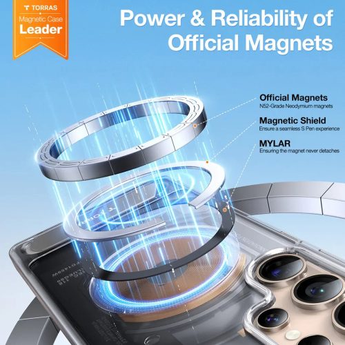 Torras - Pstand MagSafe - Samsung Galaxy S25 Ultra - Clear