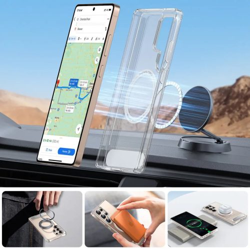 Torras - Pstand MagSafe - Samsung Galaxy S25 Ultra - Clear