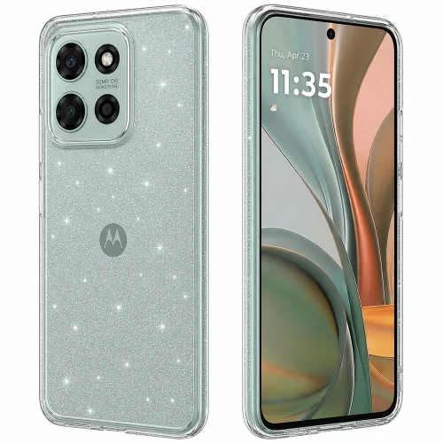 Techsuit - SparkleSkin Series - Motorola Moto G75 - Clear