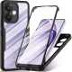 Techsuit - ColorVerse 360 tok kijelzővédővel - Oppo A40 4G / A60 5G - Fekete