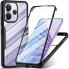 Techsuit - ColorVerse 360 tok kijelzővédővel - Xiaomi Redmi Note 14 5G - Fekete