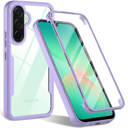 Techsuit - ColorVerse 360 tok kijelzővédővel - Samsung Galaxy A26 5G - Lila