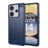 Techsuit - Carbon szilikon tok - Xiaomi Redmi Note 14 4G (Regional) - Kék