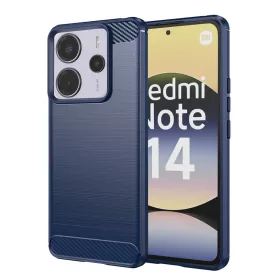   Techsuit - Carbon szilikon tok - Xiaomi Redmi Note 14 4G (Regional) - Kék