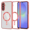 Techsuit - Luxury Crystal MagSafe - Samsung Galaxy A36 5G / A56 5G - Piros átlátszó