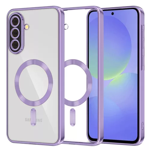 Techsuit - Luxury Crystal MagSafe - Samsung Galaxy A36 5G / A56 5G - Light Purple