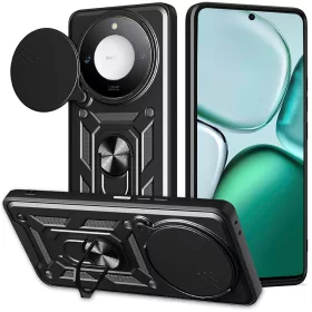   Techsuit - CamShield ütésálló tok - Honor X9c Smart - Fekete