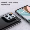 Techsuit - Carbon szilikon tok - Motorola Moto G15 / G15 Power / G17 / G17 Power - Fekete