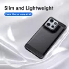 Techsuit - Carbon szilikon tok - Motorola Moto G15 / G15 Power / G17 / G17 Power - Fekete