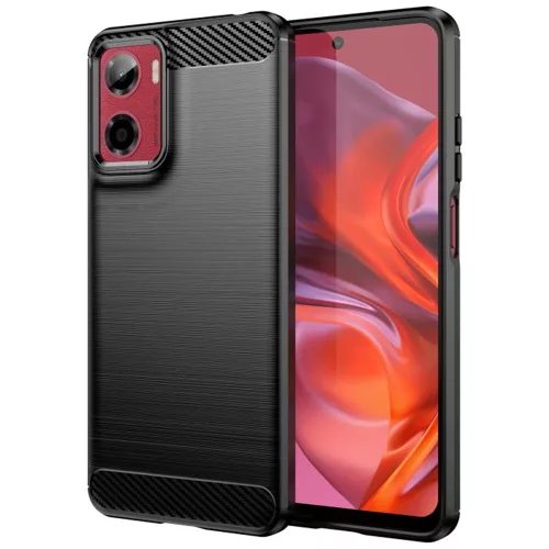 Techsuit - Carbon szilikon tok - Motorola Moto G05 / E15 - Fekete