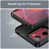 Techsuit - Carbon szilikon tok - Motorola Moto G05 / E15 - Fekete