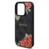Guess - Hardcase 4G Flower Print MagSafe (GUHMP16LP4ROPEMCK) - iPhone 16 Pro - Black
