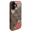 Guess - Hardcase 4G Flower Print MagSafe (GUHMP16SP4ROPEMCW) - iPhone 16 - Brown