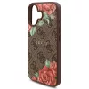 Guess - Hardcase 4G Flower Print MagSafe (GUHMP16SP4ROPEMCW) - iPhone 16 - Brown