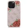 Guess - Hardcase 4G Flower Print MagSafe (GUHMP16LP4ROPEMCP) - iPhone 16 Pro - Pink