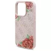 Guess - Hardcase 4G Flower Print MagSafe (GUHMP16LP4ROPEMCP) - iPhone 16 Pro - Pink