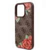 Guess - Hardcase 4G Flower Print MagSafe (GUHMP16XP4ROPEMCW) - iPhone 16 Pro Max - Brown