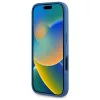 Guess - Keménytok 4G Virágmintás MagSafe (GUHMP16SP4ROPEMCB) - iPhone 16 - Kék