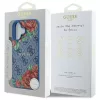 Guess - Keménytok 4G Virágmintás MagSafe (GUHMP16SP4ROPEMCB) - iPhone 16 - Kék