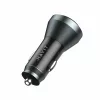 Havit - Car Charger (CC2017) - Type-C, USB, 45W, 3A, Visible Internal Structural Design - Black / Blue