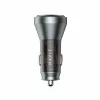 Havit - Car Charger (CC2017) - Type-C, USB, 45W, 3A, Visible Internal Structural Design - Black / Blue
