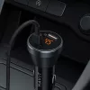Havit - Car Charger (CC2017) - Type-C, USB, 45W, 3A, Visible Internal Structural Design - Black / Blue