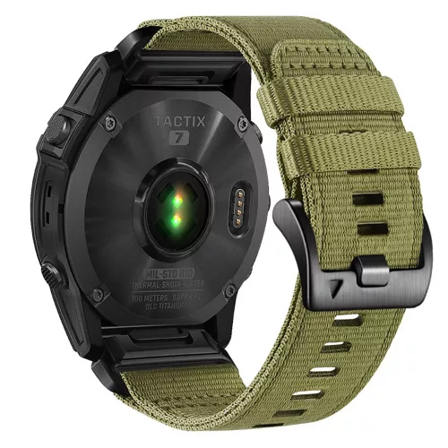Techsuit - Watchband QuickFit 20mm (W070) - Instinct 2S/2S Solar/Approach S70 42mm/fenix 7S Pro Sapphire Solar - Green Dew
