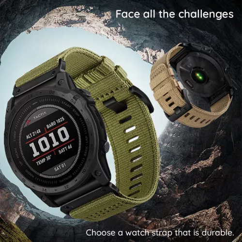 Techsuit - Watchband QuickFit 20mm (W070) - Instinct 2S/2S Solar/Approach S70 42mm/fenix 7S Pro Sapphire Solar - Orange Blossom