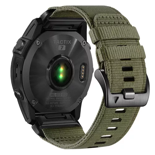 Techsuit - Watchband QuickFit 20mm (W070) - Instinct 2S/2S Solar/Approach S70 42mm/fenix 7S Pro Sapphire Solar - Camo Green
