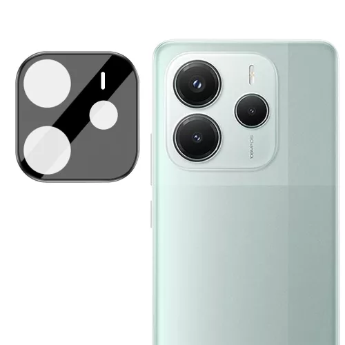 Techsuit - Full Camera - Kameravédő üvegfólia - Xiaomi Redmi Note 14 5G - Fekete