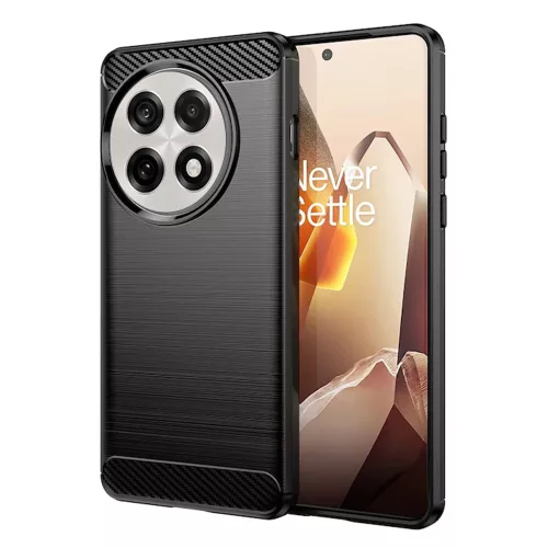 Techsuit - Carbon szilikon tok - OnePlus 13R - Fekete
