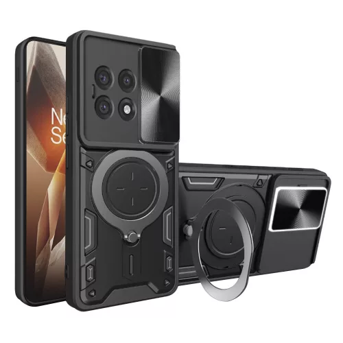 Techsuit - CamGuard Pro tok - OnePlus 13R - Fekete