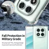 Techsuit - Shockproof Átlátszó Ütésálló Szilikon tok - Xiaomi Redmi Note 14 Pro 4G - Átlátszó
