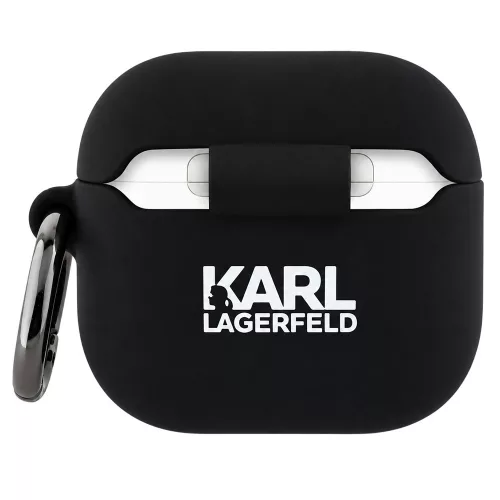 Karl Lagerfeld - Silicone Choupette Head 3D (KLA4RUNCHK) - Apple AirPods 4 - Black
