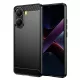 Techsuit - Carbon szilikon tok - Xiaomi Poco X7 Pro - Fekete