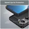Techsuit - Carbon szilikon tok - Xiaomi Poco X7 Pro - Fekete