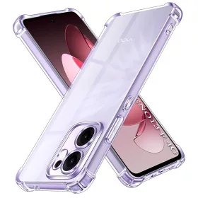   Techsuit - Shockproof Átlátszó Ütésálló Szilikon tok - Oppo Reno13 F 4G / Reno13 F 5G / Reno13 FS 5G - Átlátszó