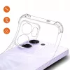Techsuit - Shockproof Átlátszó Ütésálló Szilikon tok - Oppo Reno13 F 4G / Reno13 F 5G / Reno13 FS 5G - Átlátszó